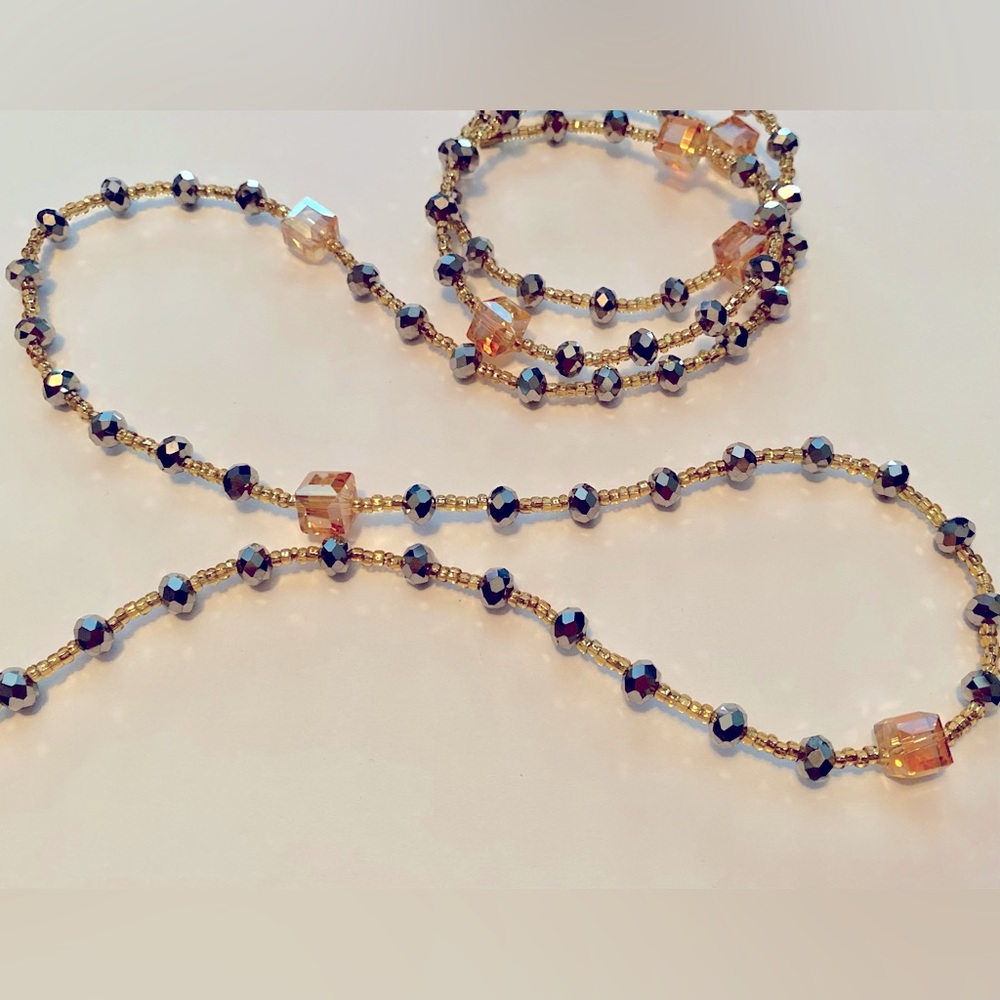 NWT”VERSACE” LUXURY WAISTBEAD HANDMADE SILVER 8 ITM (2nd STAGE) w/o or w/CLASP - Picture 5 of 13